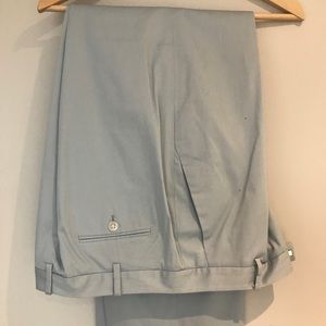 Brooks Brothers stretch chinos, lt blue. Sz 12.